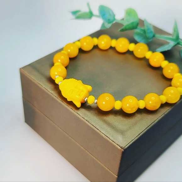 Turquoise Buddha bracelet - Picture 2 of 4